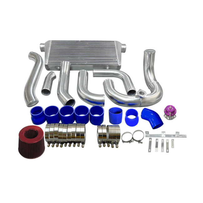 CXRacing Front Mount Intercooler Piping & Turbo Intake Kit Lexus SC300 Z30 1JZ-GTE Factory Twin Turbo Swap 92–00 - Lunaticsco