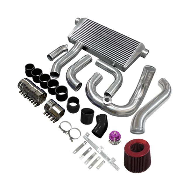 CXRacing Front Mount Intercooler Piping & Turbo Intake Kit Lexus SC300 Z30 1JZ-GTE Factory Twin Turbo Swap 92–00 - Lunaticsco