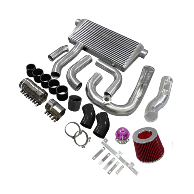 CXRacing Front Mount Intercooler Piping & Turbo Intake Kit Lexus SC300 Z30 2JZ-GTE VVT-i Factory Twin Turbo Swap 92–00 - Lunaticsco