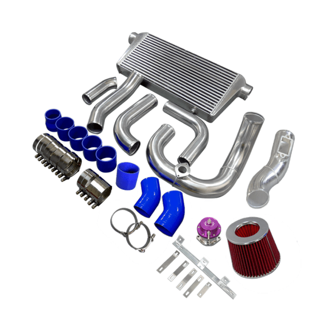 CXRacing Front Mount Intercooler Piping & Turbo Intake Kit Lexus SC300 Z30 2JZ-GTE VVT-i Factory Twin Turbo Swap 92–00 - Lunaticsco