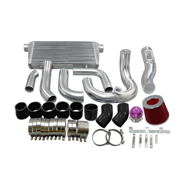 CXRacing Front Mount Intercooler Piping & Turbo Intake Kit Lexus SC300 Z30 2JZ-GTE VVT-i Factory Twin Turbo Swap 92–00 - Lunaticsco