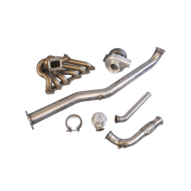 CXRacing GT35 Single Turbo & Front Mount Intercooler Kit Lexus IS300 XE10 2JZ-GTE Swap 01–05 - Lunaticsco