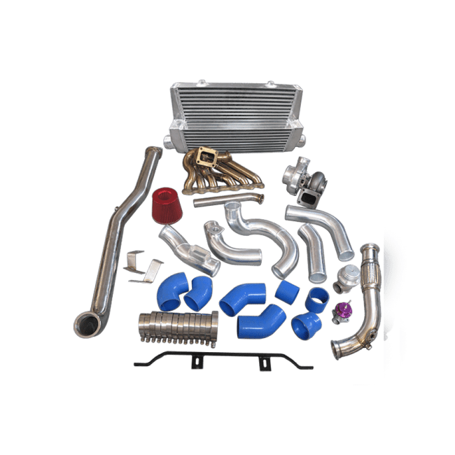 CXRacing GT35 Single Turbo & Front Mount Intercooler Kit Lexus IS300 XE10 2JZ-GTE Swap 01–05 - Lunaticsco
