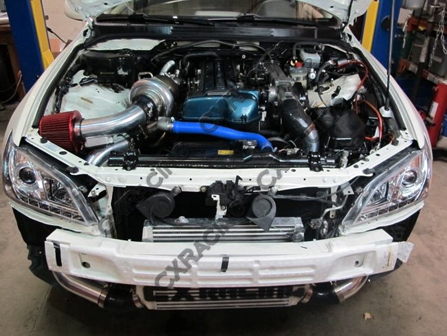 CXRacing GT35 Single Turbo & Front Mount Intercooler Kit Lexus IS300 XE10 2JZ-GTE Swap 01–05 - Lunaticsco