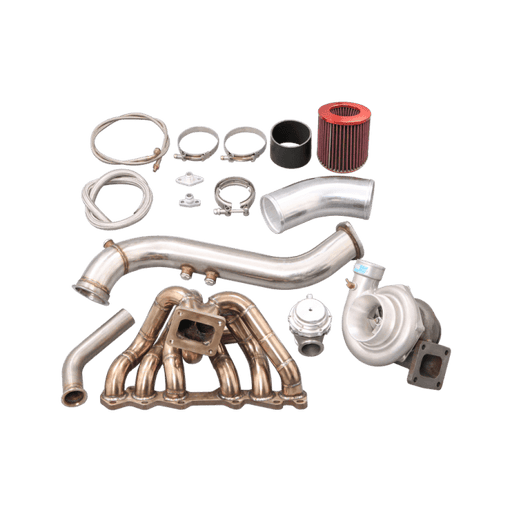 CXRacing GT35 Single Turbo Kit Toyota 1JZ-GTE Non-VVT-i T4 Supra MK3, SC300, GS300 - Lunaticsco