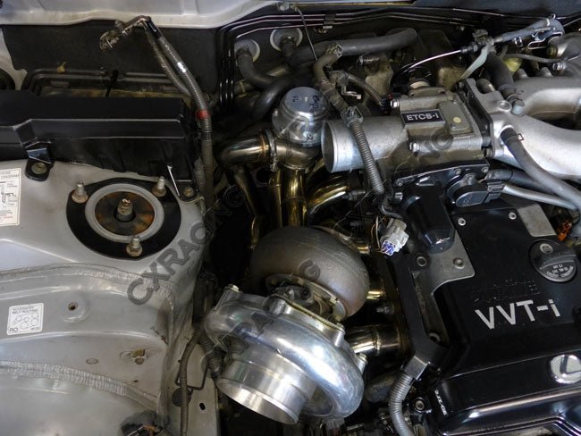 CXRacing GT35 Turbo & Front Mount Intercooler Kit Lexus GS300 2JZ-GE VVT-i NA-T 98–05 - Lunaticsco