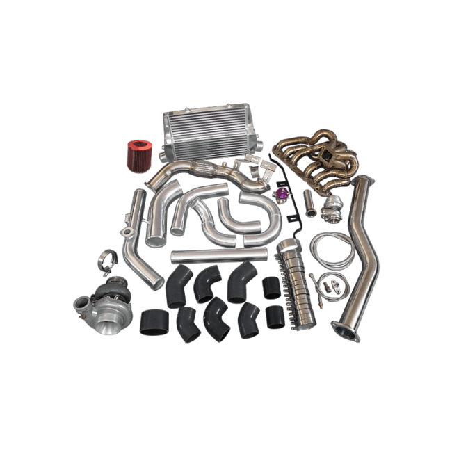 CXRacing GT35 Turbo & Front Mount Intercooler Kit Lexus IS300 XE10 2JZ-GE NA-T 01–05 - Lunaticsco