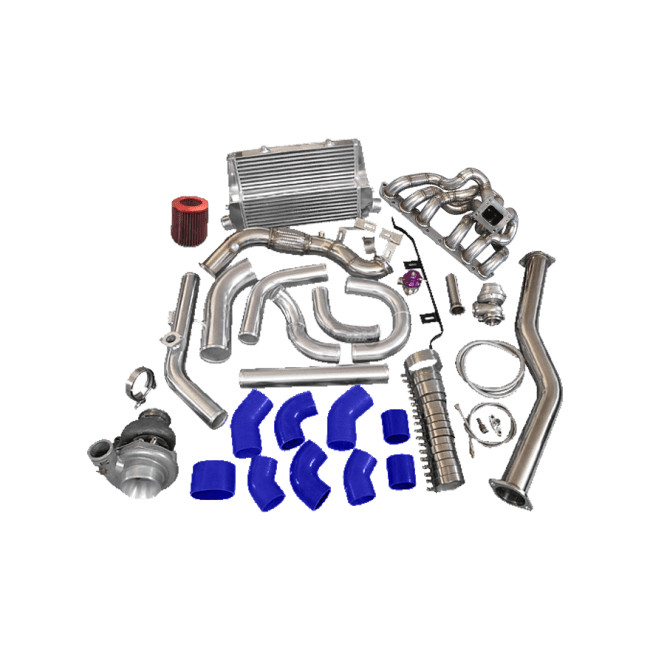 CXRacing GT35 Turbo & Front Mount Intercooler Kit Lexus IS300 XE10 2JZ-GE NA-T 98–05 - Lunaticsco