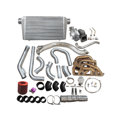 CXRacing GT35 Turbo Intercooler Manifold Kit For 98 - 05 Lexus GS300 2JZ - GE NA - T - Lunaticsco