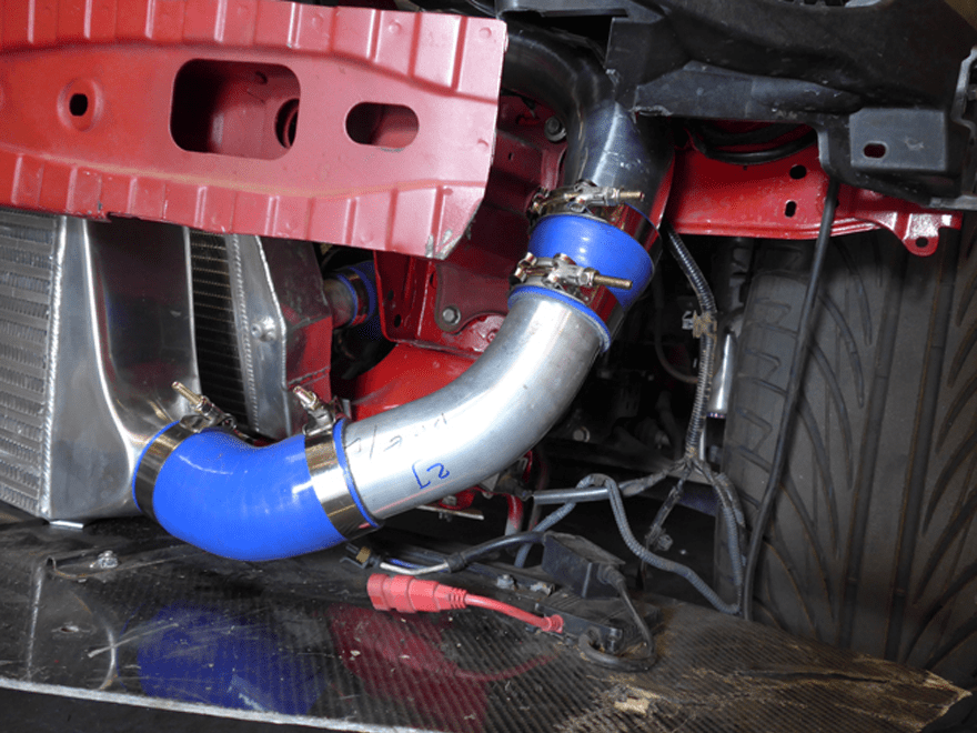 CXRacing Intercooler and Turbo Intake/Air Filter Kit, 12-15 Subaru BRZ / FR-S 2JZ-GTE Single Turbo - Lunaticsco