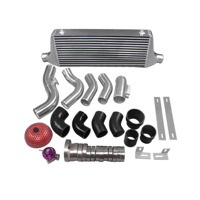 CXRacing Intercooler and Turbo Intake/Air Filter Kit, 12-15 Subaru BRZ / FR-S 2JZ-GTE Single Turbo - Lunaticsco