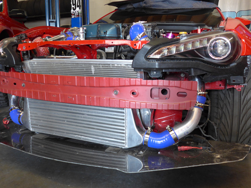 CXRacing Intercooler and Turbo Intake/Air Filter Kit, 12-15 Subaru BRZ / FR-S 2JZ-GTE Single Turbo - Lunaticsco