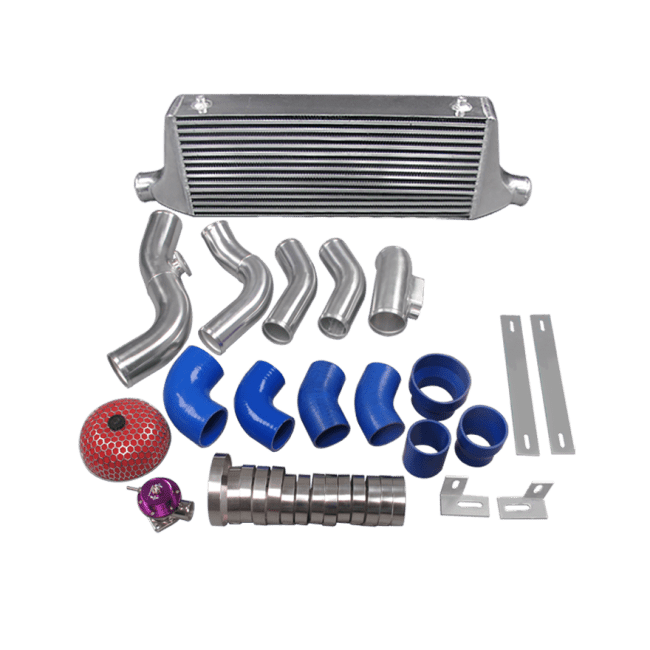 CXRacing Intercooler and Turbo Intake/Air Filter Kit, 12-15 Subaru BRZ / FR-S 2JZ-GTE Single Turbo - Lunaticsco