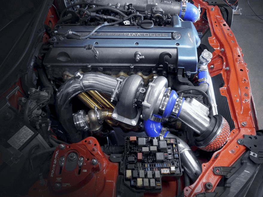 CXRacing Intercooler and Turbo Intake/Air Filter Kit, 12-15 Subaru BRZ / FR-S 2JZ-GTE Single Turbo - Lunaticsco