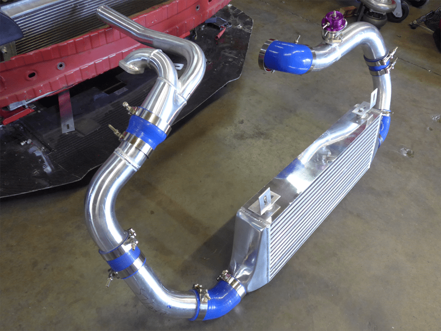 CXRacing Intercooler and Turbo Intake/Air Filter Kit, 12-15 Subaru BRZ / FR-S 2JZ-GTE Single Turbo - Lunaticsco