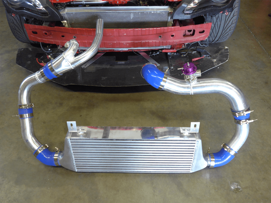 CXRacing Intercooler and Turbo Intake/Air Filter Kit, 12-15 Subaru BRZ / FR-S 2JZ-GTE Single Turbo - Lunaticsco