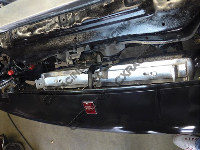 CXRacing Intercooler and Turbo Intake/Filter Kit 86-92 Supra MK3 2JZ-GTE Stock Turbo - Lunaticsco