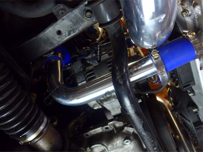 CXRacing Intercooler and Turbo Intake/Filter Kit 86-92 Supra MK3 2JZ-GTE Stock Turbo - Lunaticsco