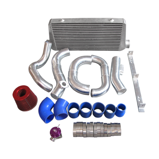 CXRacing Intercooler and Turbo Intake/Filter Kit 86-92 Supra MK3 2JZ-GTE Stock Turbo - Lunaticsco