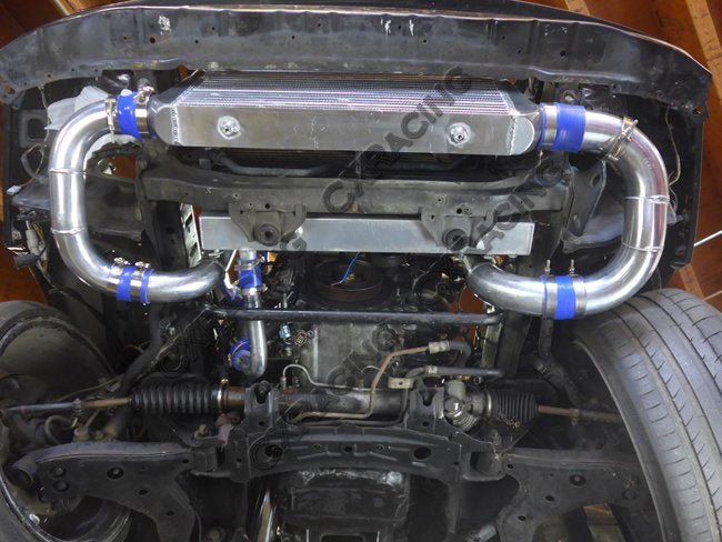 CXRacing Intercooler Piping BOV Kit 86-92 Toyota Supra MK3 1JZ-GTE VVTI Stock Turbo - Lunaticsco