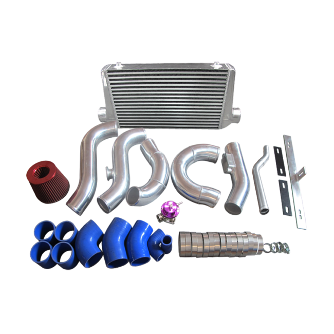 CXRacing Intercooler Piping Intake Radiator Pipe & Downpipe Kit Lexus GS300 2JZ-GTE VVT-i Stock Twin Turbo Swap 98–05 - Lunaticsco