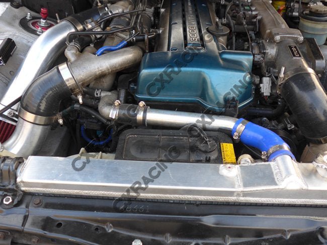 CXRacing Intercooler, Piping & Turbo Intake Kit Lexus GS300 S160 2JZ-GTE Stock Twin Turbo Swap 98–05 - Lunaticsco