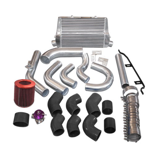 CXRacing Intercooler, Piping & Turbo Intake Kit Lexus IS300 XE10 2JZ-GE NA-T Top Mount Turbo 01–05 - Lunaticsco