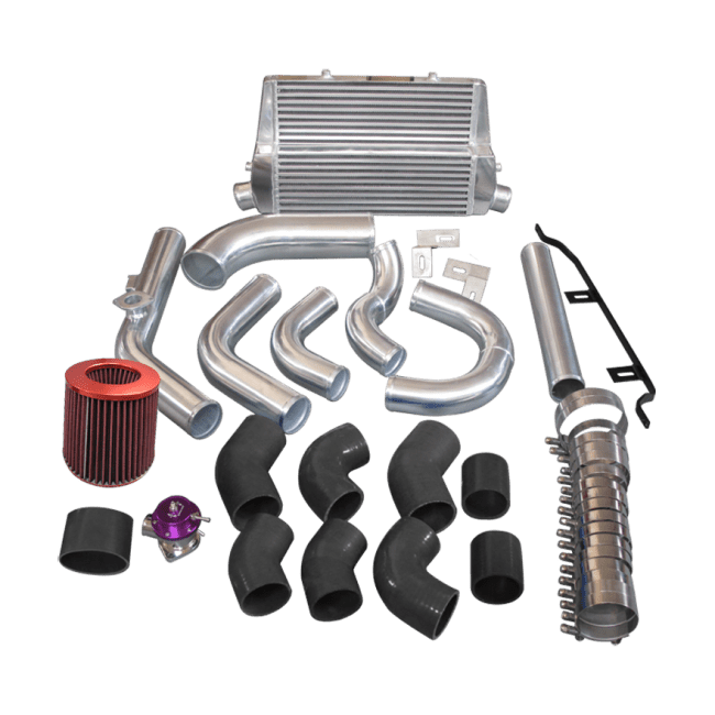 CXRacing Intercooler, Piping & Turbo Intake Kit Lexus IS300 XE10 2JZ-GE NA-T Top Mount Turbo 01–05 - Lunaticsco