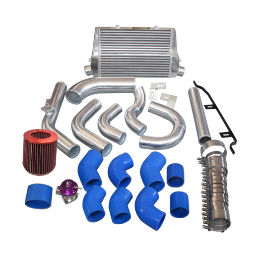 CXRacing Intercooler, Piping & Turbo Intake Kit Lexus IS300 XE10 2JZ-GE NA-T Top Mount Turbo 01–05 - Lunaticsco