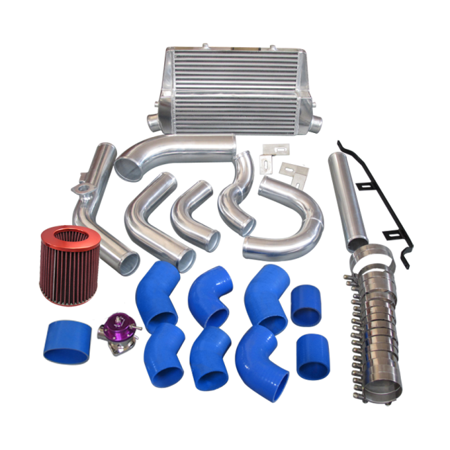 CXRacing Intercooler, Piping & Turbo Intake Kit Lexus IS300 XE10 2JZ-GE NA-T Top Mount Turbo 01–05 - Lunaticsco