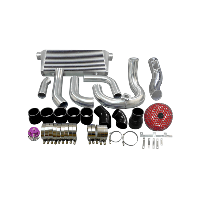 CXRacing Intercooler Piping & Turbo Intake Kit Lexus SC300 Z30 2JZ-GTE VVT-i Single Top Mount Turbo Swap 92–00 - Lunaticsco