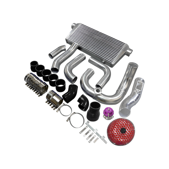 CXRacing Intercooler Piping & Turbo Intake Kit Lexus SC300 Z30 2JZ-GTE VVT-i Single Top Mount Turbo Swap 92–00 - Lunaticsco