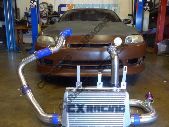 CXRacing Intercooler Piping & Turbo Intake Kit Lexus SC300 Z30 2JZ-GTE VVT-i Single Top Mount Turbo Swap 92–00 - Lunaticsco