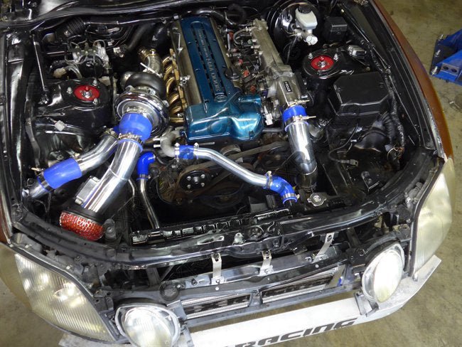 CXRacing Intercooler Piping & Turbo Intake Kit Lexus SC300 Z30 2JZ-GTE VVT-i Single Top Mount Turbo Swap 92–00 - Lunaticsco