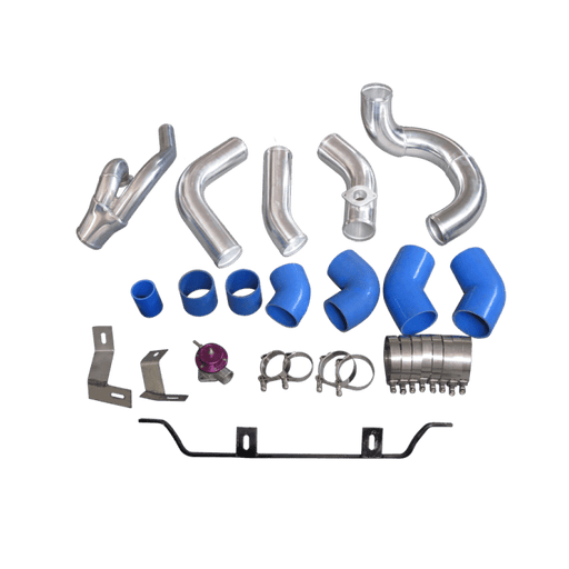 CXRacing Intercooler Piping Twin-Turbo Y-Pipe & Blow-Off Valve Kit Lexus IS300 XE10 2JZ-GTE Factory Twin Turbo Swap 01–05 - Lunaticsco
