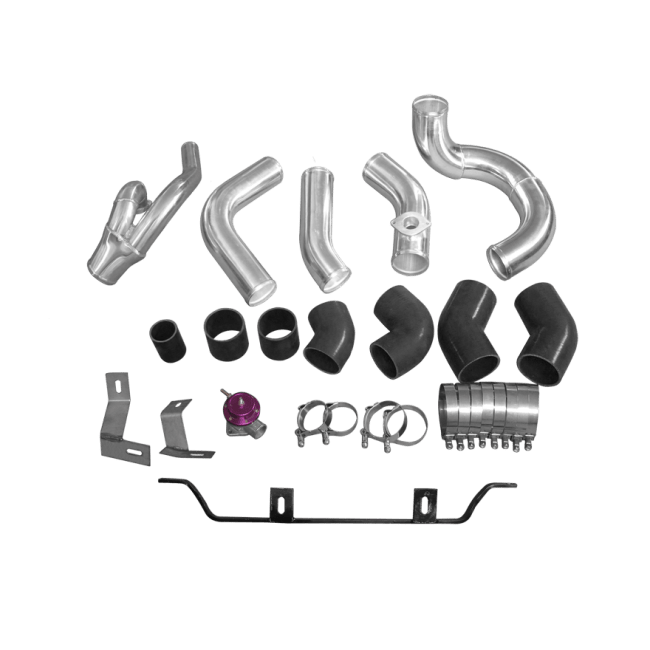 CXRacing Intercooler Piping Twin-Turbo Y-Pipe & Blow-Off Valve Kit Lexus IS300 XE10 2JZ-GTE Factory Twin Turbo Swap 01–05 - Lunaticsco
