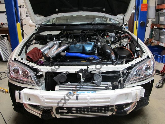 CXRacing Intercooler Piping Twin-Turbo Y-Pipe & Blow-Off Valve Kit Lexus IS300 XE10 2JZ-GTE Factory Twin Turbo Swap 01–05 - Lunaticsco