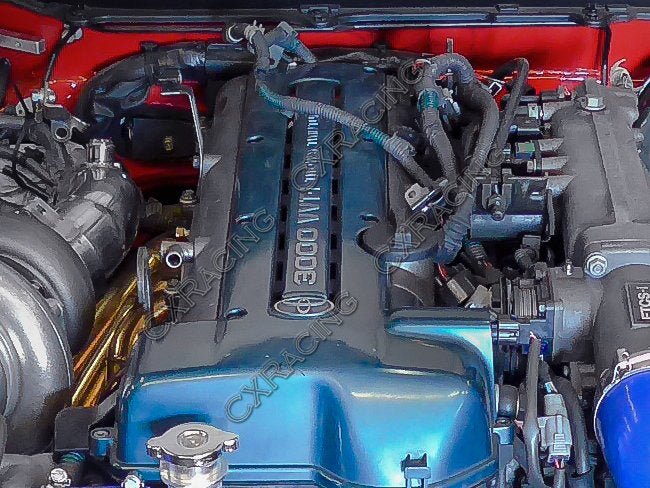 CXRacing Intercooler Turbo Intake Radiator Hard Pipe Kit 12-15 Subaru BRZ / FR-S 2JZ-GTE Single Turbo - Lunaticsco