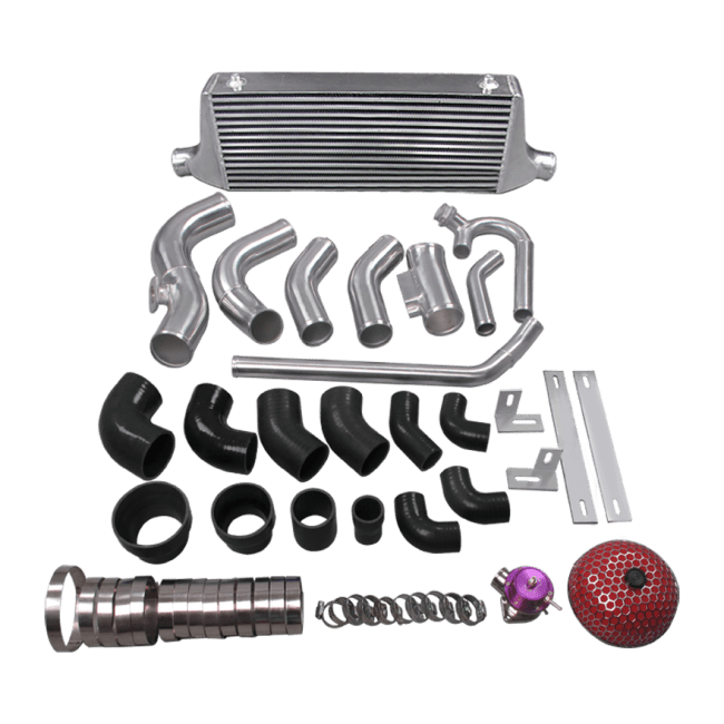 CXRacing Intercooler Turbo Intake Radiator Hard Pipe Kit 12-15 Subaru BRZ / FR-S 2JZ-GTE Single Turbo - Lunaticsco