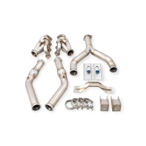CXRacing LS1 Engine T56 Trans Mount Headers Kit For 91 - 00 Lexus SC300 LSX - Lunaticsco