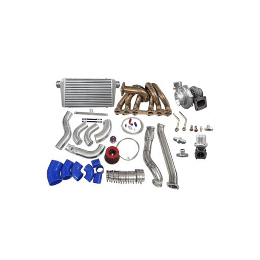 CXRacing Single Top Mount Turbo & Front Mount Intercooler Kit Toyota Cressida MX83 1JZ-GTE Swap 88–92 - Lunaticsco