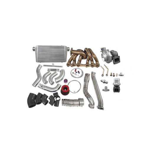 CXRacing Single Top Mount Turbo & Front Mount Intercooler Kit Toyota Cressida MX83 1JZ-GTE Swap 88–92 - Lunaticsco