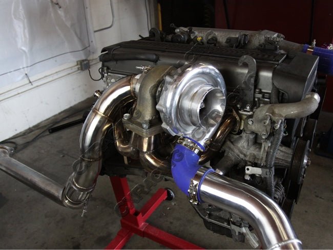 CXRacing Single Top Mount Turbo Kit Toyota Cressida MX83 1JZ-GTE Swap 1988–1992 - Lunaticsco