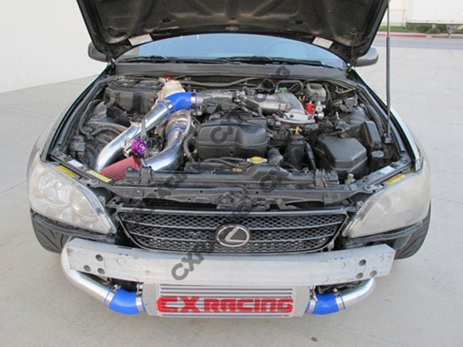 CXRacing Stainless Steel T4 Turbo Manifold Downpipe 98–05 Lexus IS300 2JZ - GE NA - T - Lunaticsco