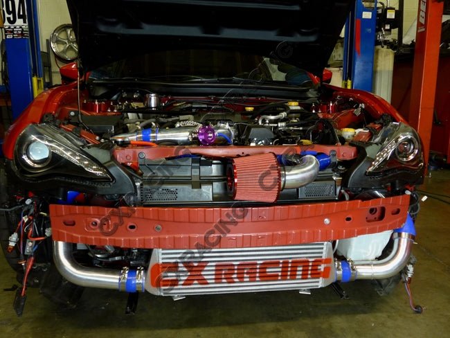CXRacing T3 Ball Bearing Turbo & Front Mount Intercooler Kit FR-S ZN6 & Subaru BRZ ZC6 FA20 NA-T 12-21 - Lunaticsco