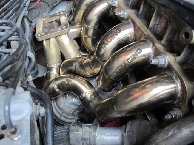 CXRacing T3/T4 Top Mount Turbo Manifold Lexus IS300 XE10 2JZ-GE NA-T 2001–2005 - Lunaticsco