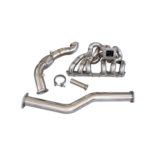 CXRacing T3/T4 Turbo Manifold & Downpipe Kit Lexus IS300 XE10 2JZ-GE NA-T 01–05 - Lunaticsco