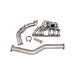 CXRacing T3/T4 Turbo Manifold & Downpipe Kit Lexus IS300 XE10 2JZ-GE NA-T 01–05 - Lunaticsco