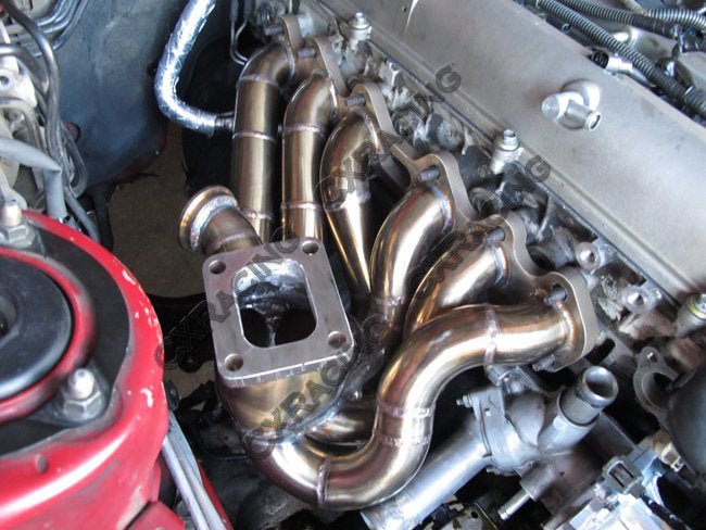 CXRacing T4 Top Mount Turbo Manifold Supra / GS300 / IS300 2JZ-GTE Single Turbo - Lunaticsco