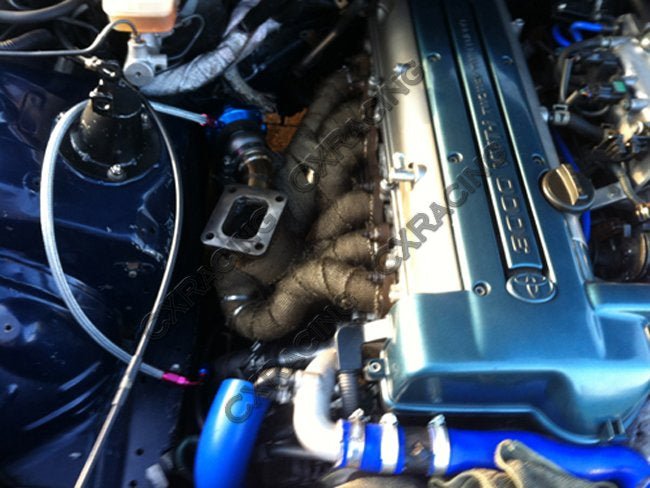 CXRacing T4 Top Mount Turbo Manifold Supra / GS300 / IS300 2JZ-GTE Single Turbo - Lunaticsco